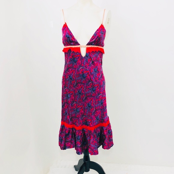 Free People Other - Intimately F.P Silk Floral Slip Size Medium